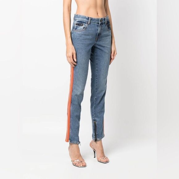 Diesel NWT D-VISION EMAT Straight Leg Denim Jeans Size 28 - Picture 2 of 11